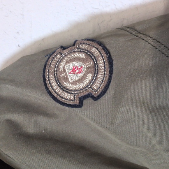 Abercrombie & Fitch Olive Hooded Utility Parka, Size Small, EUC, Y2K, Vintage - Picture 6 of 12
